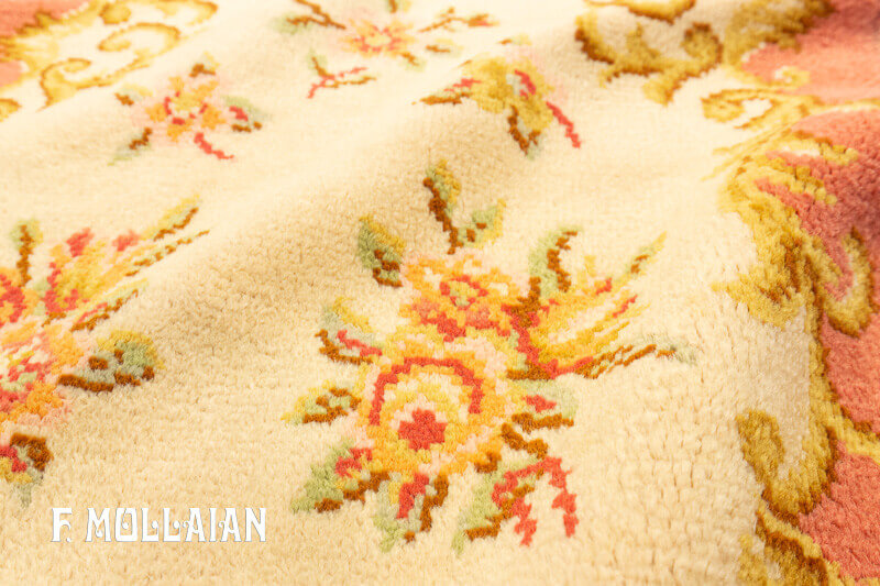 Antique Woolen Savonnerie Rug n°:21477167